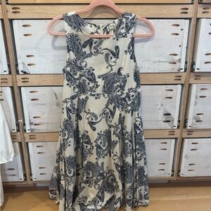 Elegant Paisley Print Dress